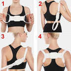 Shoulder & Back Straightener Elastic Spine Support Posture Corrector Belt