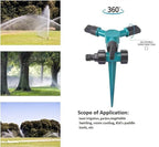 360� Rotating Garden Sprinkler Pack of 1